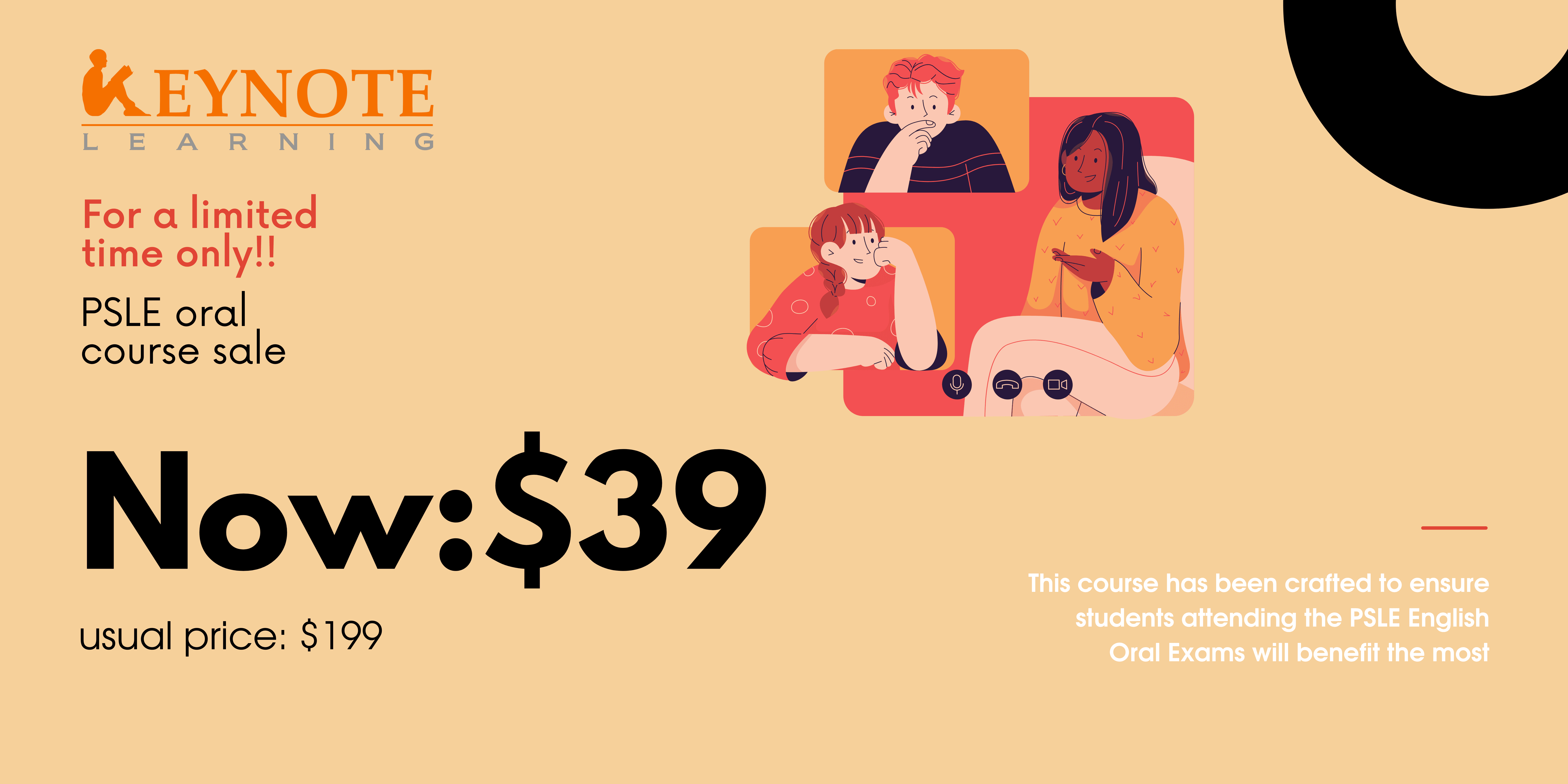 For a limited time only Keynote Learning