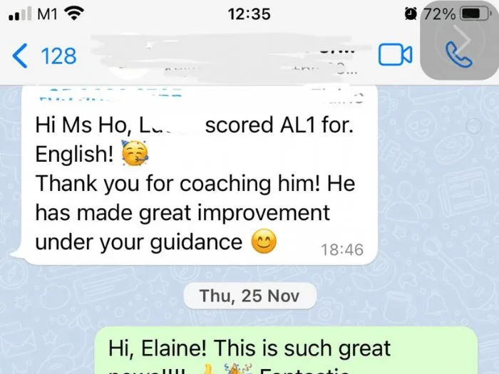 Building English skills through English tuition